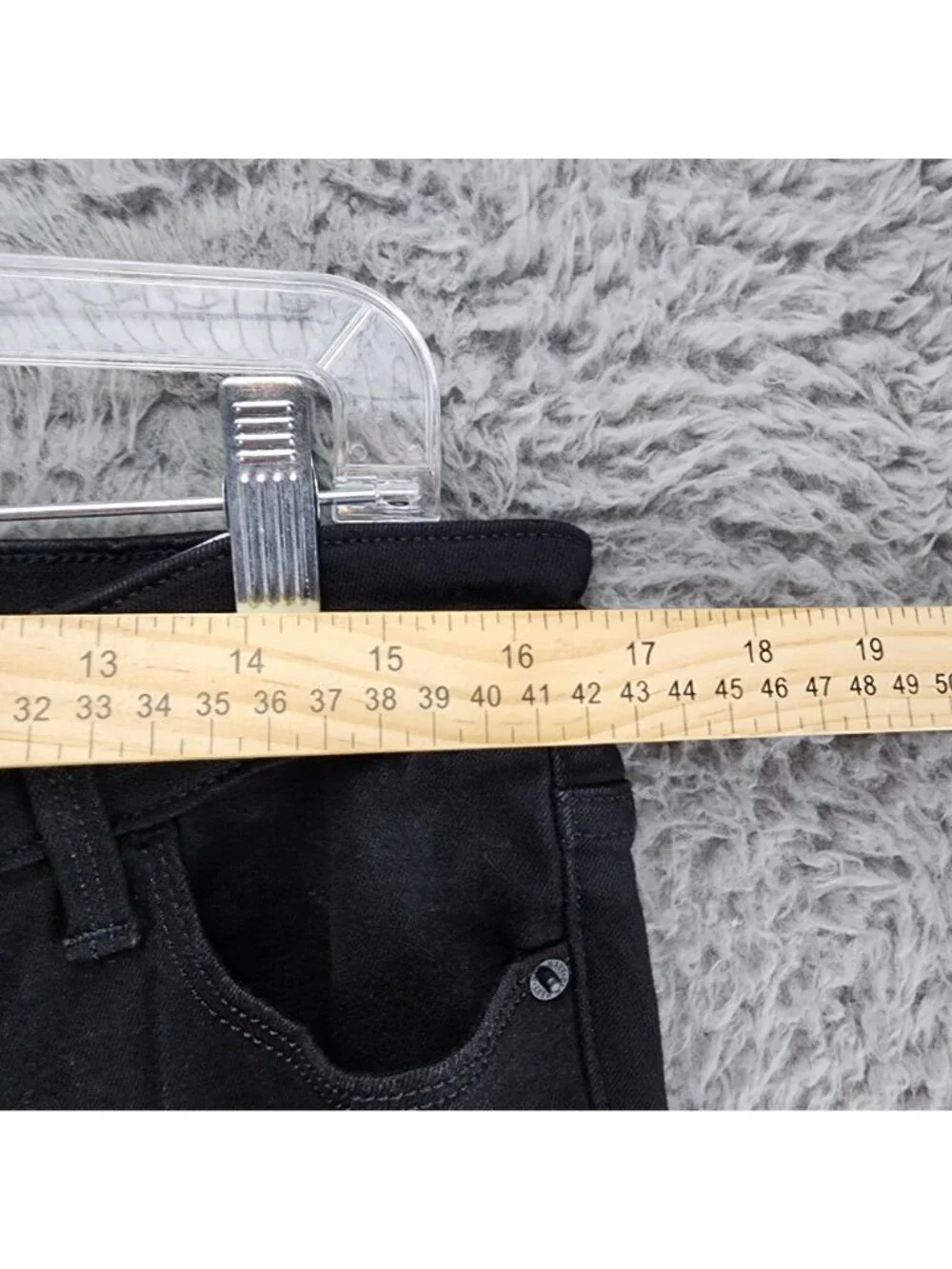 Old Navy Jeans Girls 16 Plus Black Stretch Extra High Rise Flare *Read*